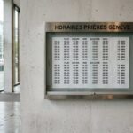 Horaires prières Genève – mosquée et paysage urbain genevois au coucher du soleil