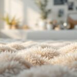 Tapis de prière épais en laine, textures douces et denses, idéal pour la prière quotidienne